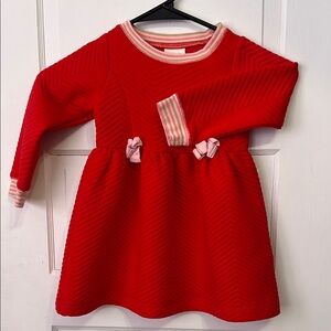 Vibrant Red Casual Dress for Effortless Style